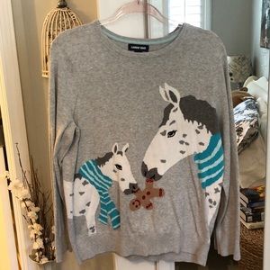 Lands’ end horse sweater